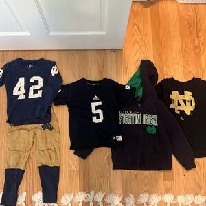 Notre Dame Bundle - Sweatshirt, Jersey, Pajamas, long sleeve tshirt